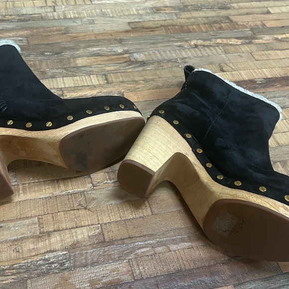 Veronica Beard Daxi Suede platform boots size 8.5 - great condition! - Picture 7 of 7